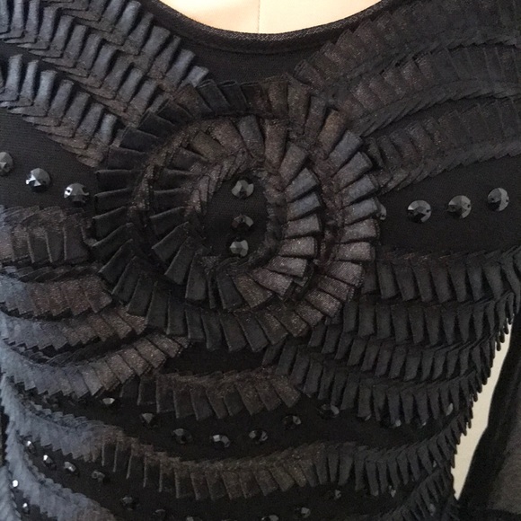 Black ruffle dress - Picture 6 of 8
